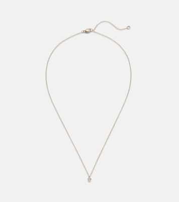 Essential 14kt gold choker with diamonds | Stone and Strand