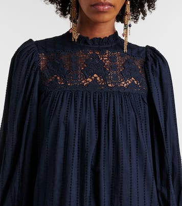 Minikleid aus Spitze und Baumwolle | Ulla Johnson