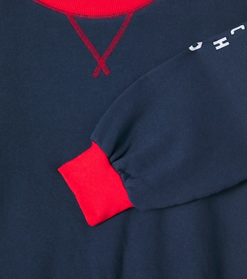 Logo colorblocked cotton sweatshirt | Bobo Choses