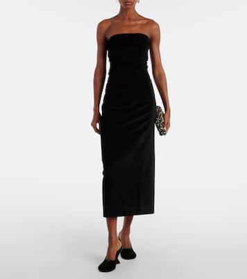 Midikleid Sabella aus Samt | Tove