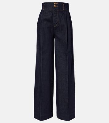 Hypnotic high-rise wide-leg jeans | Zimmermann