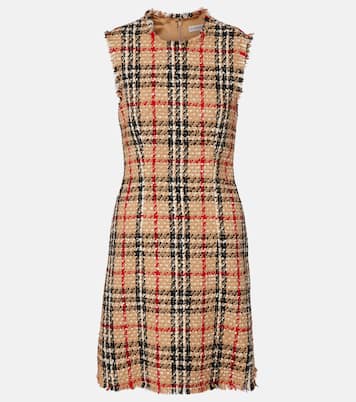 Minikleid Burberry Check aus Bouclé | Burberry