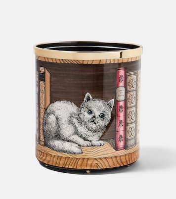 Gatto Con Libri container | Fornasetti