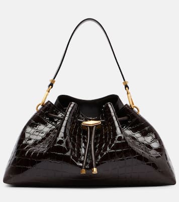 Sac Cinch Medium en cuir embossé | Jimmy Choo