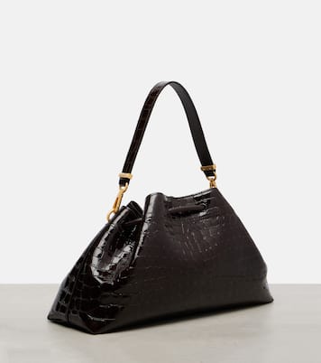 Sac Cinch Medium en cuir embossé | Jimmy Choo