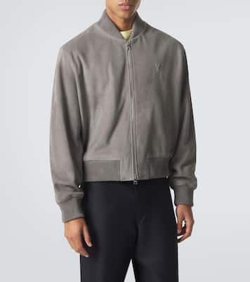 Bomberjacke Ami de Cœur aus Veloursleder | Ami Paris