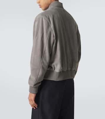 Bomberjacke Ami de Cœur aus Veloursleder | Ami Paris