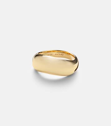 Celeste Wave 18kt gold ring  | Anita Ko