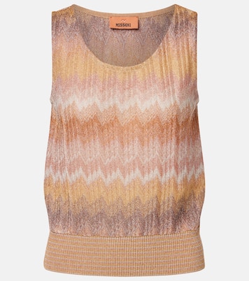 Zigzag lamé top | Missoni