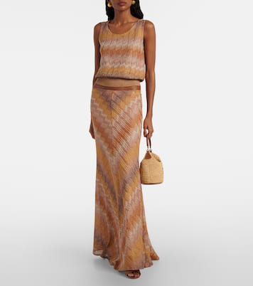 Zigzag lamé top | Missoni