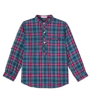 Mateo tartan cotton-blend shirt | La Coqueta