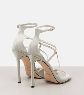 Sandalen Azia 110 aus Satin | Jimmy Choo