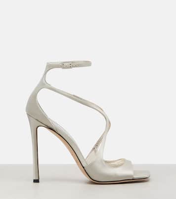 Sandalen Azia 110 aus Satin | Jimmy Choo