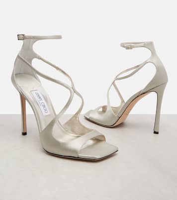 Sandalen Azia 110 aus Satin | Jimmy Choo