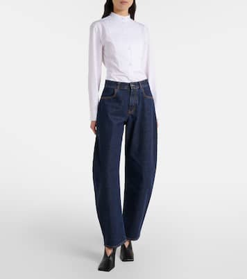 Mid-Rise Barrel Jeans | Alaïa