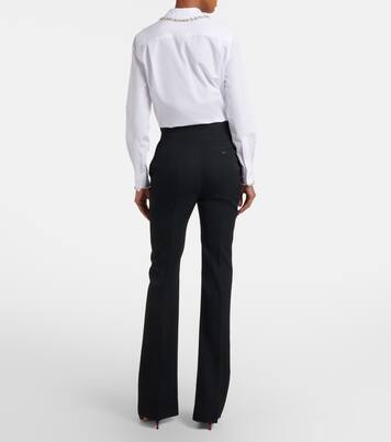 Wool bootcut pants | McQueen
