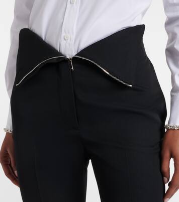 Wool bootcut pants | McQueen