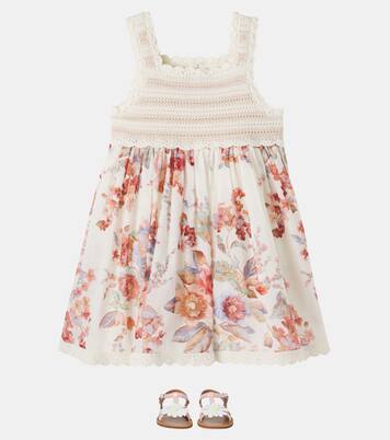 Awaken floral cotton dress | Zimmermann Kids
