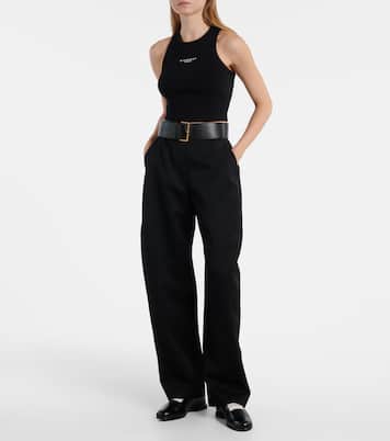 Logo短款棉质针织坦克背心 | Givenchy