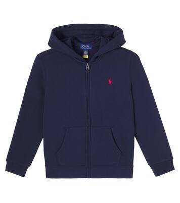 Cotton-blend fleece zip-up hoodie | Polo Ralph Lauren Kids
