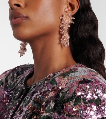 Ohrringe mit Kristallen | Self-Portrait