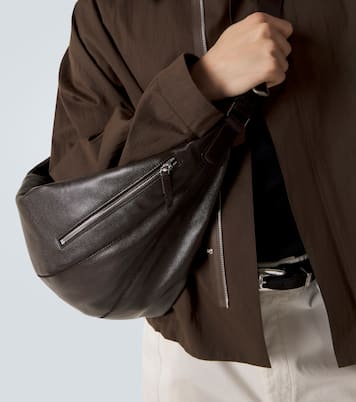 Quiver Clip leather shoulder bag | Lemaire