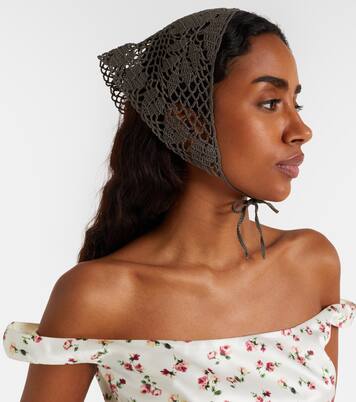 Crochet cotton scarf | Magda Butrym