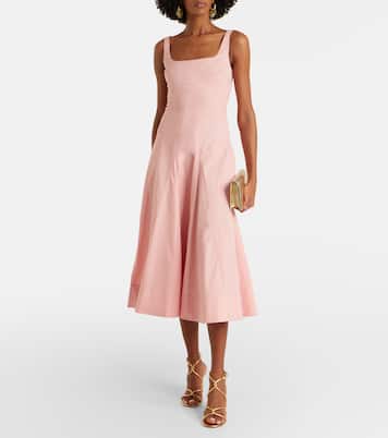Willow cotton midi dress | Staud