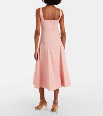 Willow cotton midi dress | Staud
