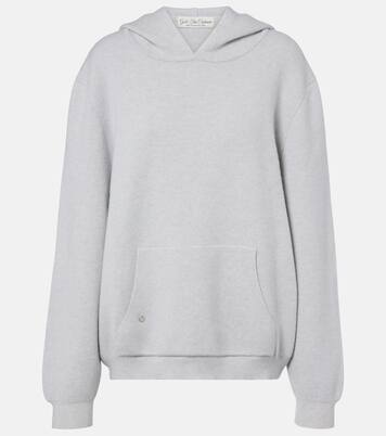 Cashmere hoodie with rose quartz | God's True Cashmere