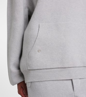 Cashmere hoodie with rose quartz | God's True Cashmere