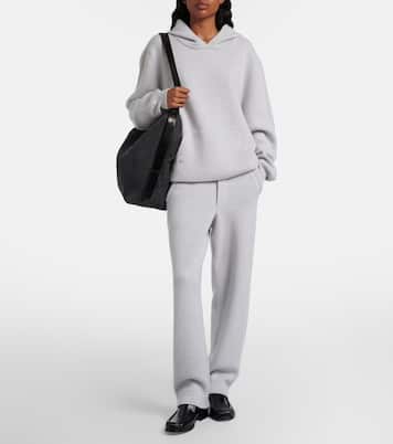 Cashmere hoodie with rose quartz | God's True Cashmere