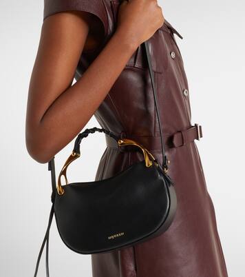 Wishbone Mini leather top-handle bag | McQueen