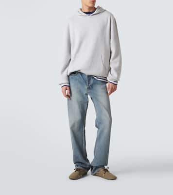 Cashmere hoodie with quartz | God's True Cashmere
