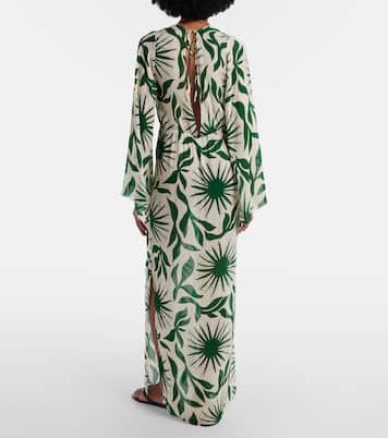 Robe longue imprimée Odele | Cala de la Cruz