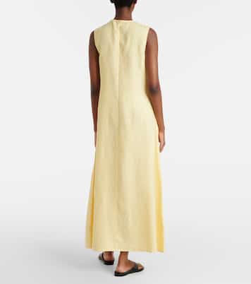 Tallin linen maxi dress | Asceno