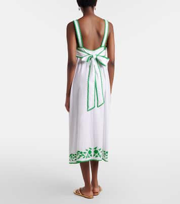 Midikleid aus Baumwolle und Leinen | Juliet Dunn