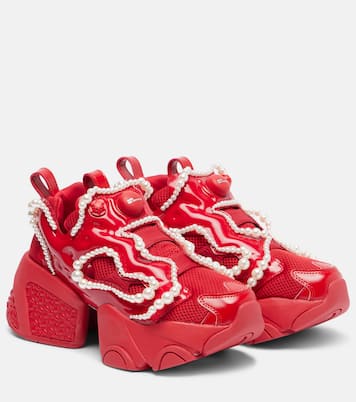 X Reebok Verzierte Plateau-Sneakers | Noir Kei Ninomiya