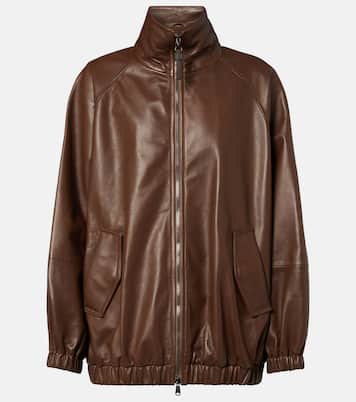 Monili leather jacket | Brunello Cucinelli