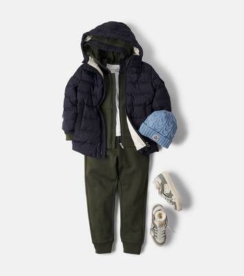 Brannock hooded quilted down jacket  | Moncler Enfant