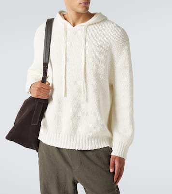 Sweat-shirt à capuche en coton | Commas