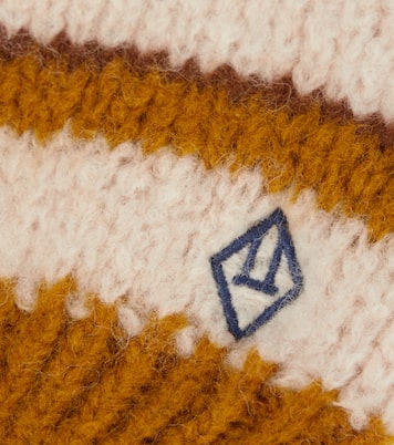 Stripes Pony wool-blend beanie | The Animals Observatory