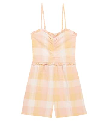 Olimpia plaid cotton jumpsuit | The New Society