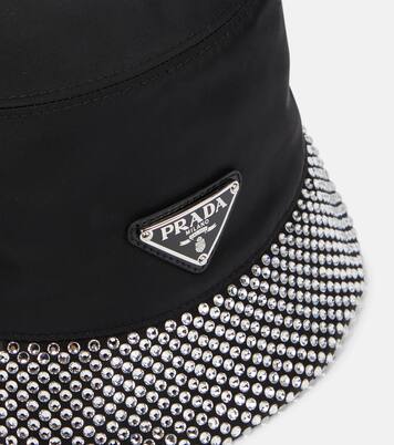 Sombrero de pescador de Re-Nylon adornado | Prada