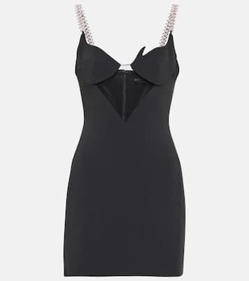 Mesh-panel embellished minidress | David Koma