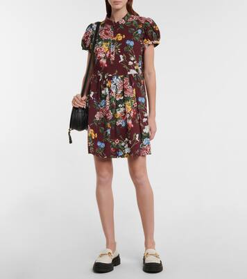 Bedrucktes Kleid aus Baumwolle | See By Chloé