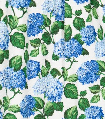 Floral cotton-blend piqué dress | Polo Ralph Lauren Kids