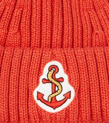 Bestickte Mütze aus Baumwolle | Mini Rodini