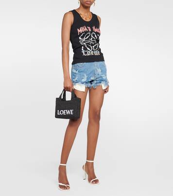 Tote Font Mini aus Raffiabast | Loewe