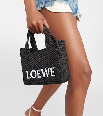 Tote Font Mini aus Raffiabast | Loewe